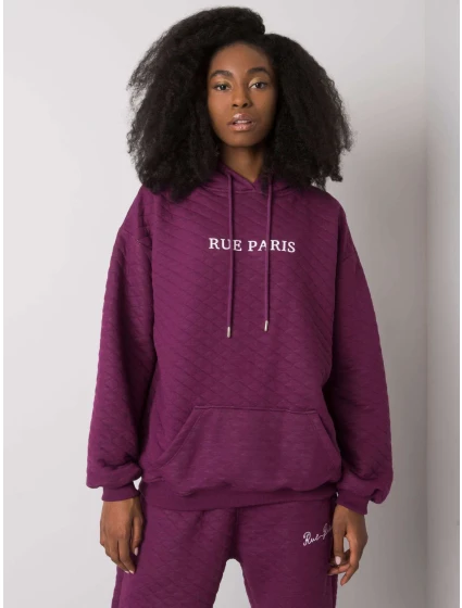 Mikina RV BL 7452.16 tmavě fialová