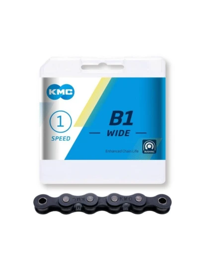 Řetěz KMC B1 široký 112 článků černý BOX