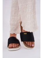 Dámské Klapky Big Star model 21692231 Černé - Big Star Shoes Dámské Klapky Big Star model 21692231 Černé - Big Star Shoes