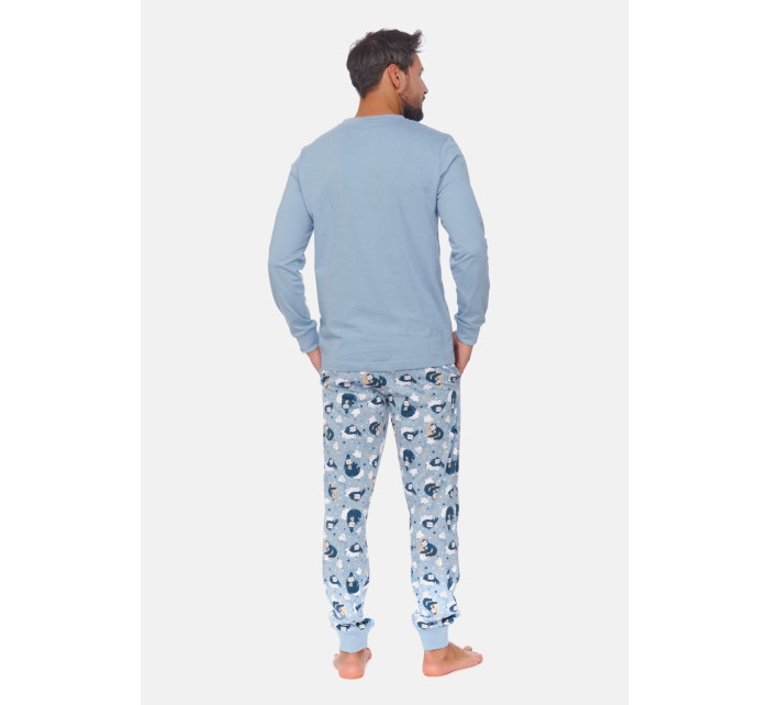 Doktorské pyžamo PMB.4511 Modrá barva