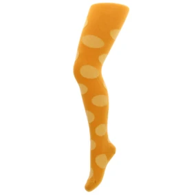 KIDDY - Vzorované punčocháče 2-6 leté dívky ŽLUTÁ 116-122