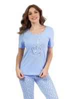 Dámské pyžamo model 21081321 blue - Regina