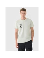 Pánské tričko s potiskem 4F 4FRAW24TTSHM2603-47S