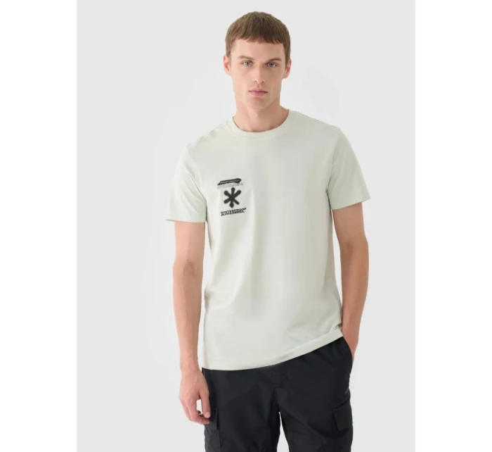 Pánské tričko s potiskem 4F 4FRAW24TTSHM2603-47S