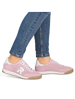 Dámské pohodlné růžové tenisky Rieker W4000-31 Dámské pohodlné růžové tenisky Rieker W4000-31