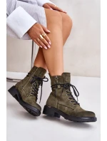 Vysoké boty s zipy tmavě béžové model 21673141 - EVENTO Vysoké boty s zipy tmavě béžové model 21673141 - EVENTO