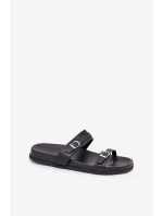 Dámské Sandály S Přezkami Černé model 21700018 - Boto Dámské Sandály S Přezkami Černé model 21700018 - Boto