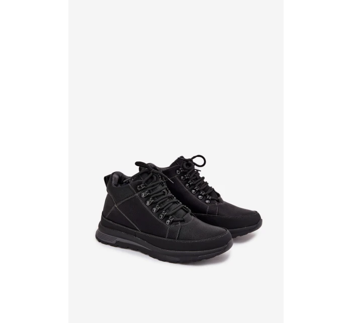 Pánské turistické boty s vyhříváním Černé Wivelle Pánské turistické boty s vyhříváním Černé Wivelle