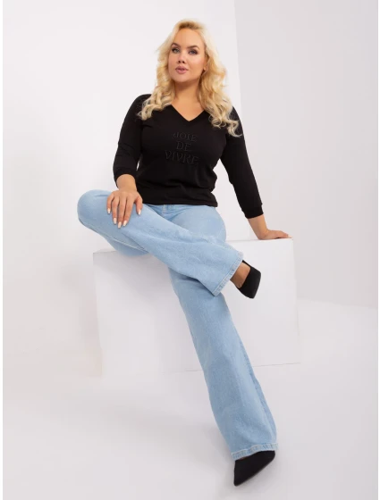 Bluzka RV BZ model 18965377 czarny - FPrice Bluzka RV BZ model 18965377 czarny - FPrice