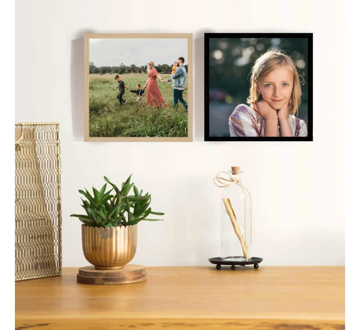 Plakát v rámu - 2x čtverec 20x20 - fotografie 