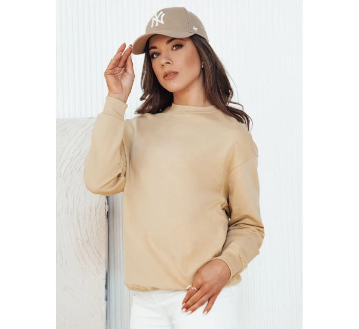 SWAN dámská mikina béžová FashionStreet BY1291 SWAN dámská mikina béžová FashionStreet BY1291