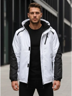 FashionStreet pánská lyžařská bunda bílá TX5130