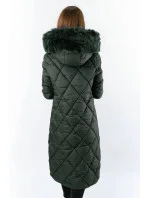 DŁUGA DAMSKA KURTKA ZIMOWA Z KAPTUREM model 21242159 - Libland