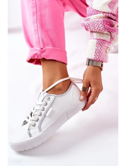 Dámské Kožené Tenisky BIG STAR model 21559778 Bílé - Big Star Shoes