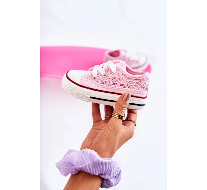 Dětské Tenisky S Růžove model 21586974 - Boto