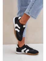 Klasické Dámské Tenisky Z Eko Kůže Černé model 21683302 - Boto