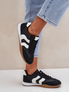 Klasické Dámské Tenisky Z Eko Kůže Černé model 21683302 - Boto