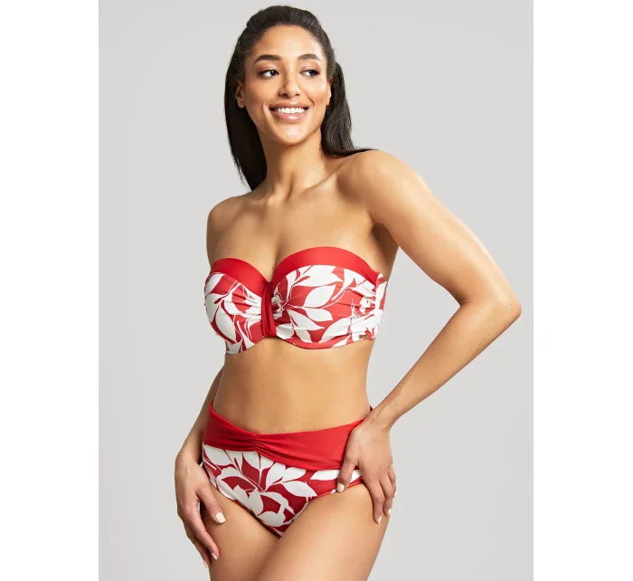 Dámský spodní díl plavek Oasis SW1587 Červená s bílou - Panache Dámský spodní díl plavek Oasis SW1587 Červená s bílou - Panache
