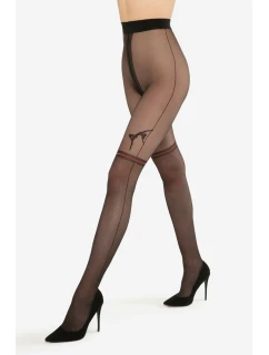 Dámské vzorované punčochové kalhoty RITA 01- 20 DEN