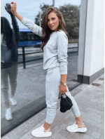 MILIAN dámská tepláková souprava světle šedá FashionStreet AY0816z