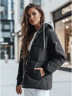 Dámská prošívaná zimní bunda SPACE black FashionStreet TY4070