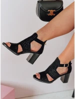 Dámské sandály na jehlovém podpatku AMIRIA black FashionStreet ZY0806