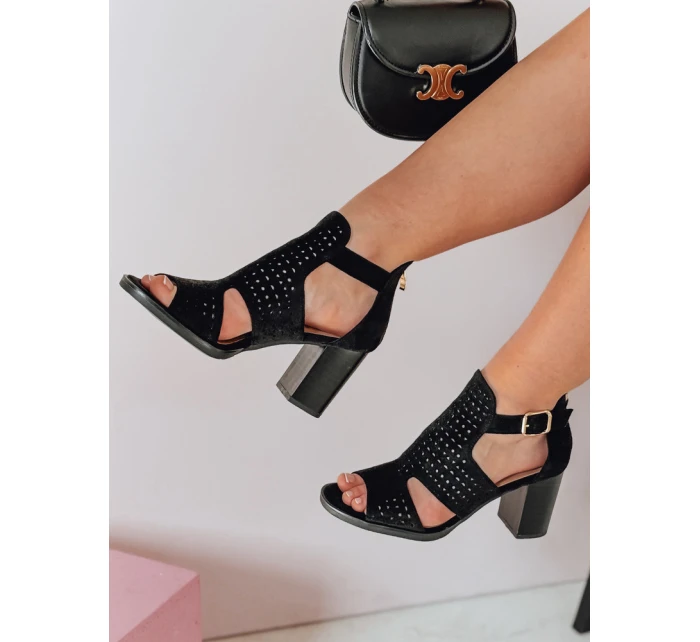 Dámské sandály na jehlovém podpatku AMIRIA black FashionStreet ZY0806