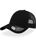 Rapper Cotton 5 panelová Trucker kšiltovka black/black model 22478775 - Atlantis Headwear Rapper Cotton 5 panelová Trucker kšiltovka black/black model 22478775 - Atlantis Headwear