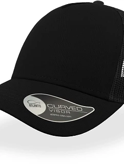 Atlantis Headwear Rapper Cotton 5 panelová Trucker kšiltovka "Rapper" 33.8020 black/black