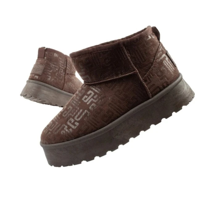 snow boots winter  boots dark brown dámské model 21406169 - Lee Cooper