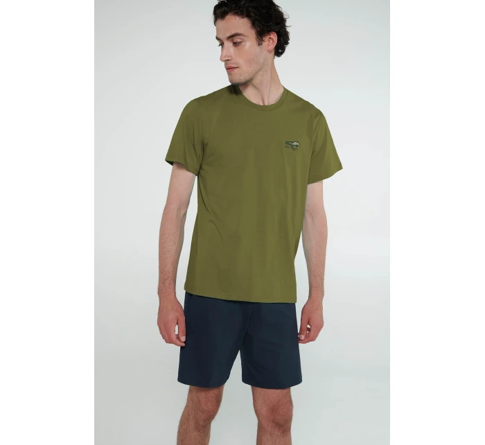 Vamp - Pánské pyžamo s kulatým výstřihem 20936 - Vamp