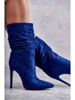 Dámské kozačky kozačky Modré model 21596851 - Boto