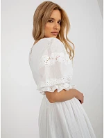LK SK šaty model 22192003 ecru - FPrice LK SK šaty model 22192003 ecru - FPrice
