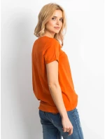 Tričko RV TS 4838.51P tmavě oranžová