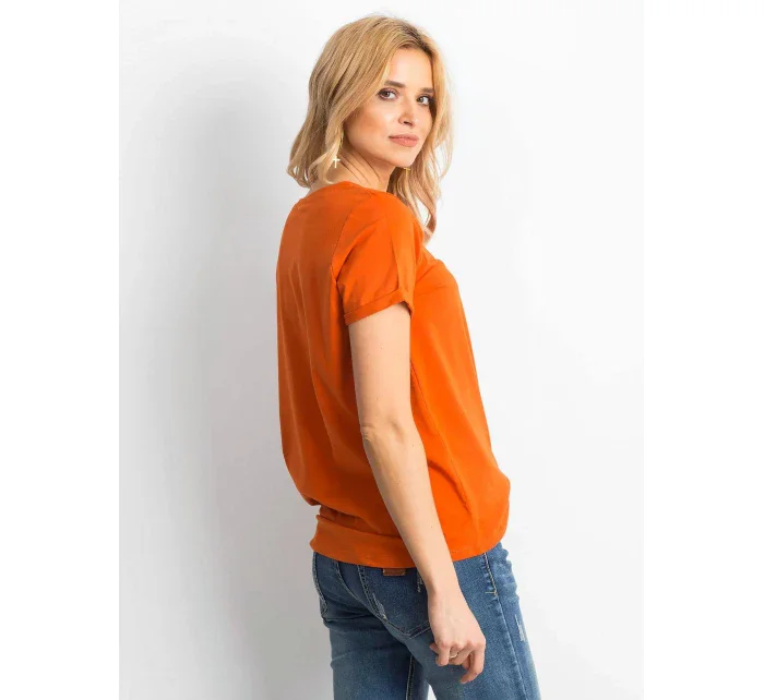 Tričko RV TS 4838.51P tmavě oranžová