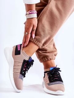 Dámská sportovní obuv nazouvací béžove Klayra