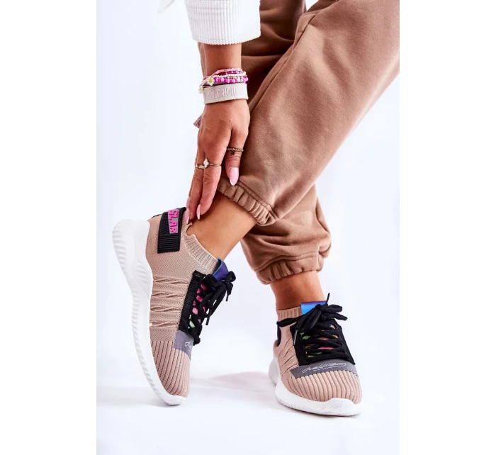 Dámská sportovní obuv nazouvací béžove Klayra Dámská sportovní obuv nazouvací béžove Klayra