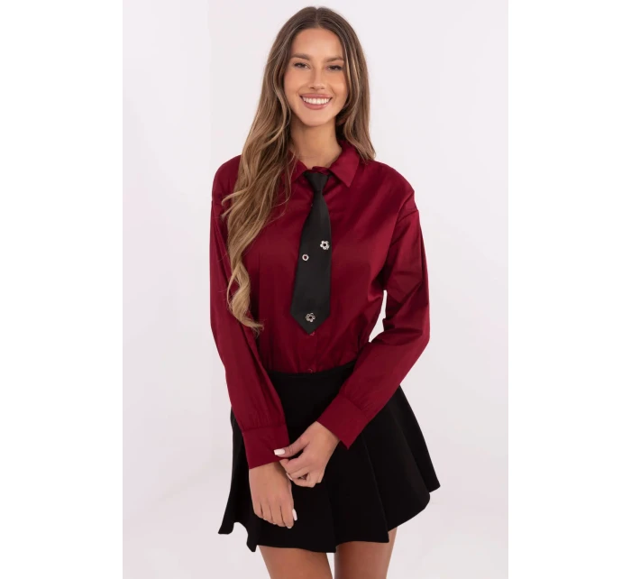 Košile s dlouhým rukávem  model 204398 Italy Moda