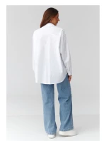 Košile s dlouhým rukávem model 224103 Makadamia Košile s dlouhým rukávem model 224103 Makadamia