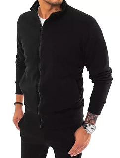 Pánská mikina na zip černá FashionStreet BX5029