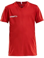Craft Teamwear Squad Go Jersey Solid Jr Dětské sportovní tričko s výstřihem do V 82.5582 bright red Craft Teamwear Squad Go Jersey Solid Jr Dětské sportovní tričko s výstřihem do V 82.5582 bright red