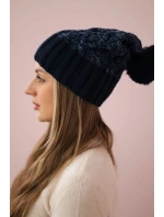 Milano fleecová čepice K203 navy blue model 18749923 - K-Fashion Milano fleecová čepice K203 navy blue model 18749923 - K-Fashion