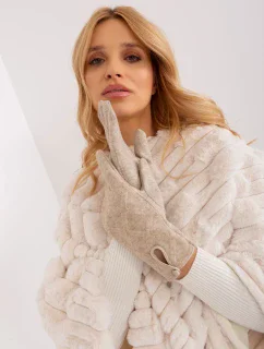 Rękawiczki AT RK model 19367824 beżowy - FPrice