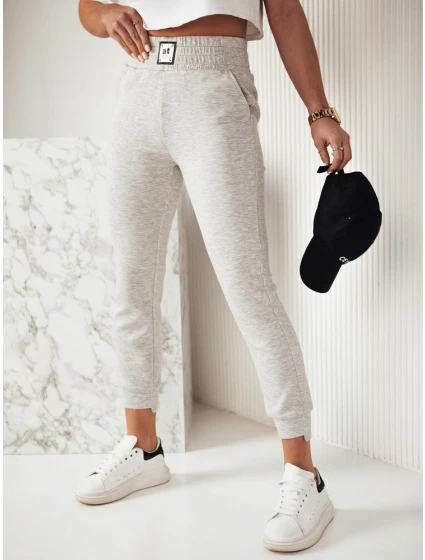 Dámské tepláky šedé model 21972393 - Dstreet Dámské tepláky šedé model 21972393 - Dstreet