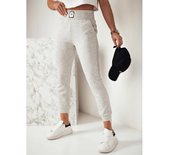 Dámské tepláky šedé model 21972393 - Dstreet Dámské tepláky šedé model 21972393 - Dstreet