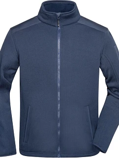 JN Pánská pletená fleecová bunda 02.0 navy/navy model 22487265 - Daiber