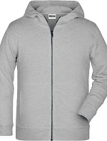 Daiber 8026K Dětská mikina s kapucí 02.826K grey heather