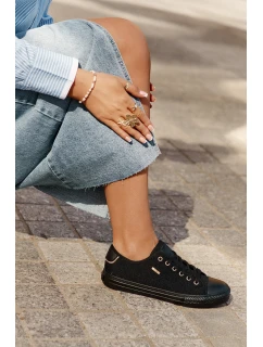 Dámské Textilní Tenisky Big Star RR274765 Černé