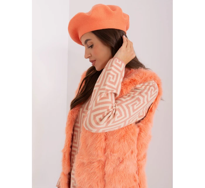 Czapka AT CZ model 18969944 brzoskwiniowy - FPrice Czapka AT CZ model 18969944 brzoskwiniowy - FPrice