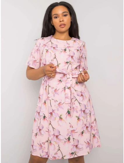 Šaty LK SK  světle růžová model 17338837 - FPrice